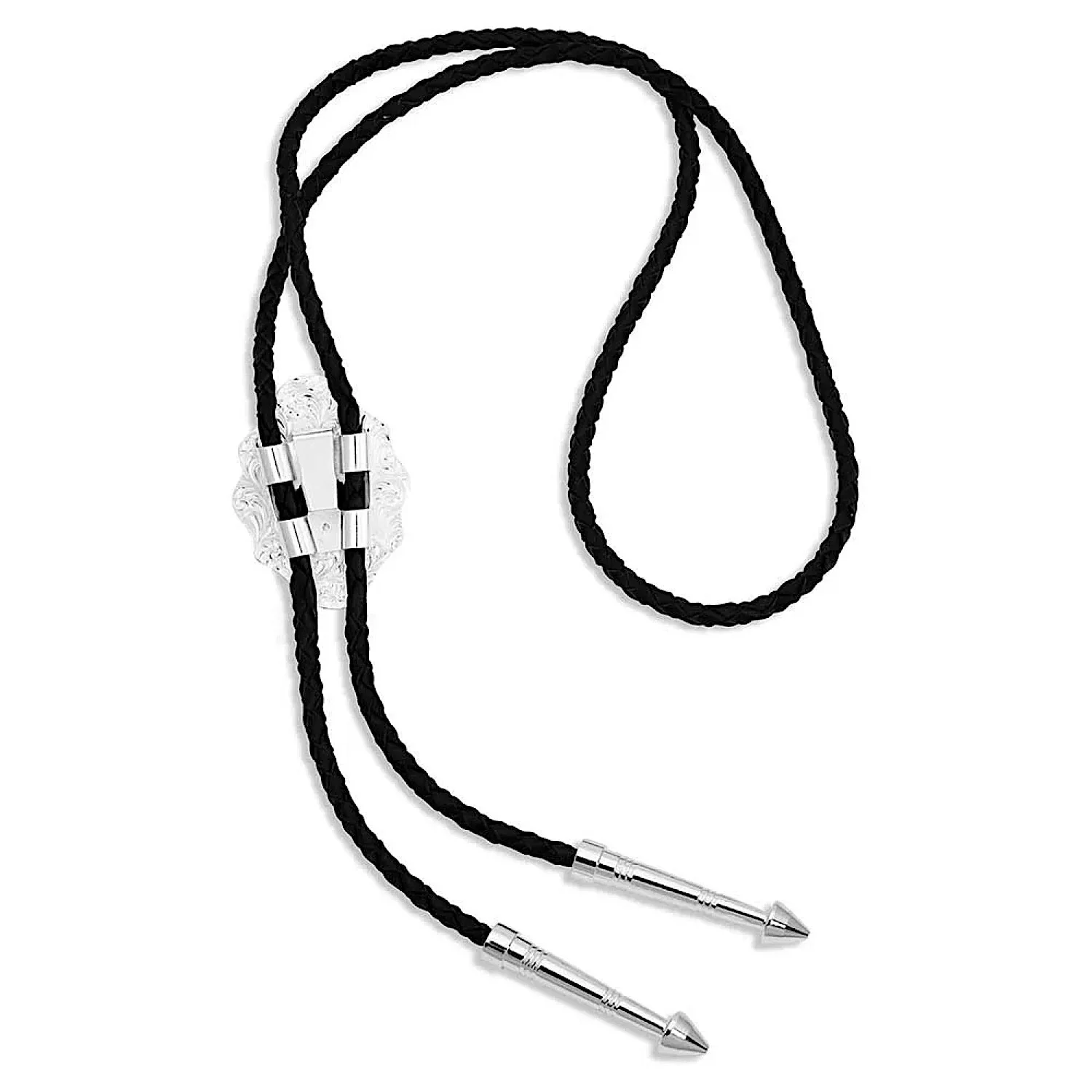 Montana Silversmiths Southwest Scalloped Bolo Tie - Image 2