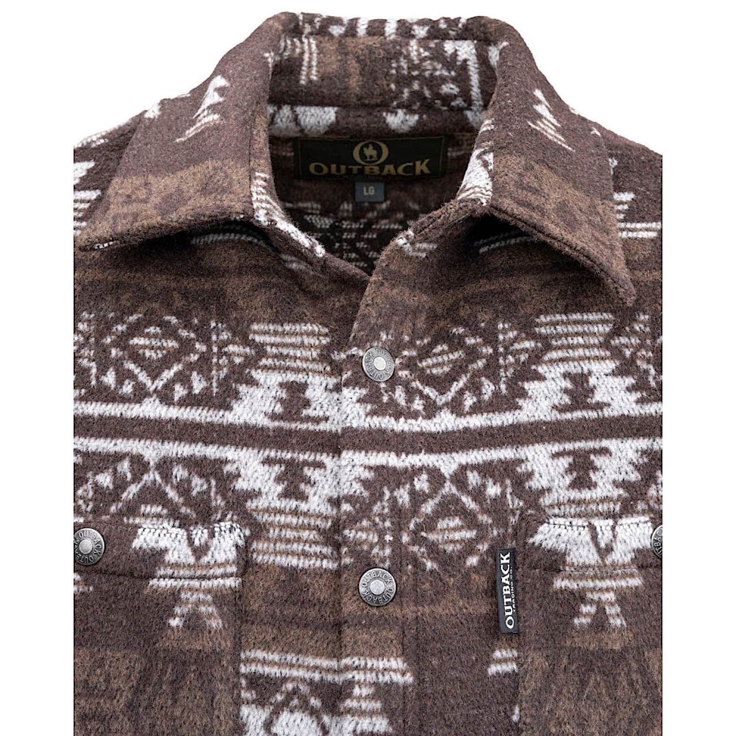 Outback Trading Men's Hudson Shirt Jacket - Brown - Image 4