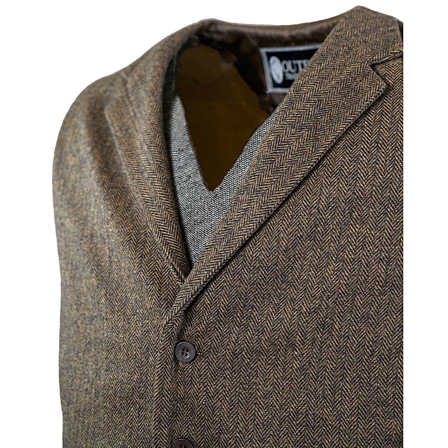 Outback Trading Men's Jessie Vest - Dark Brown - Image 5