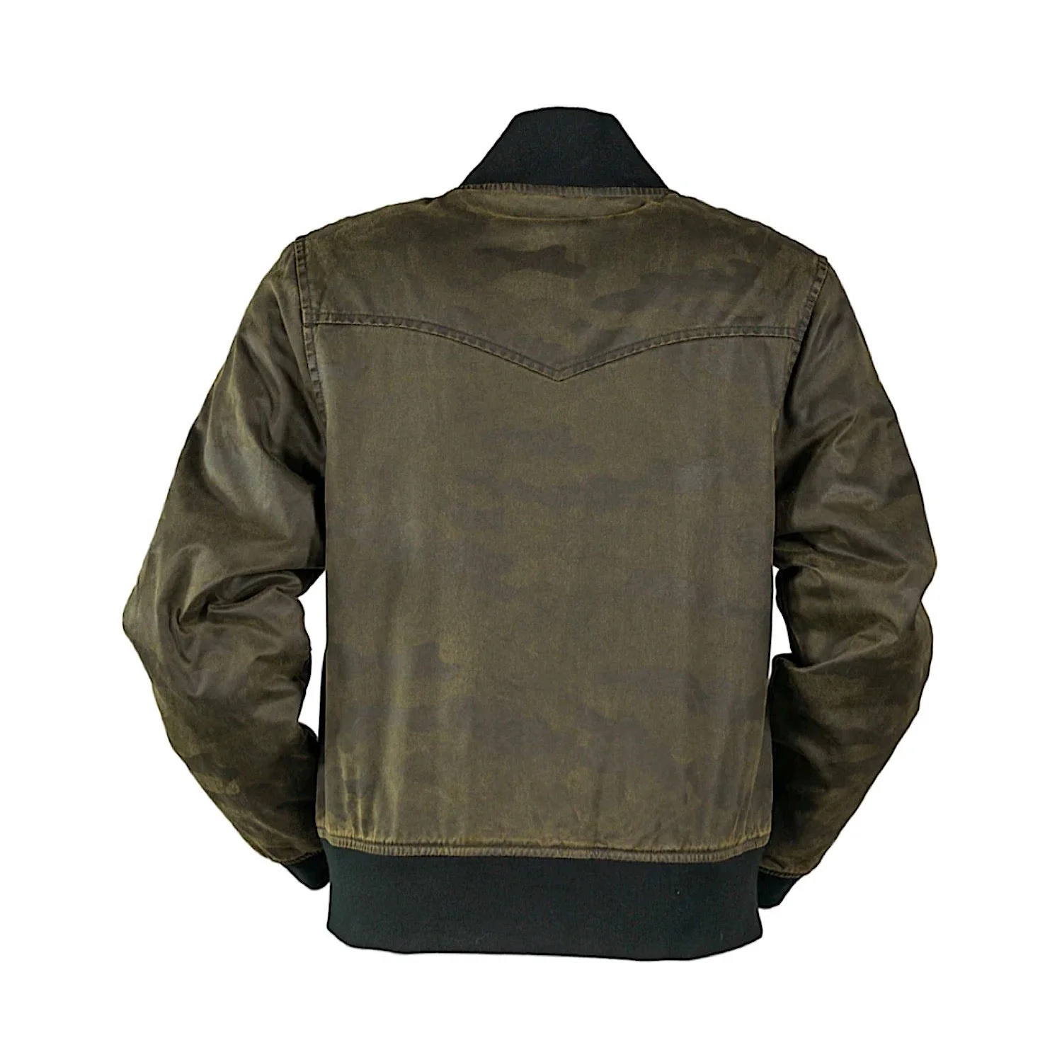 Outback Trading Womens Bailey Bomber Jacket Olive - Image 3