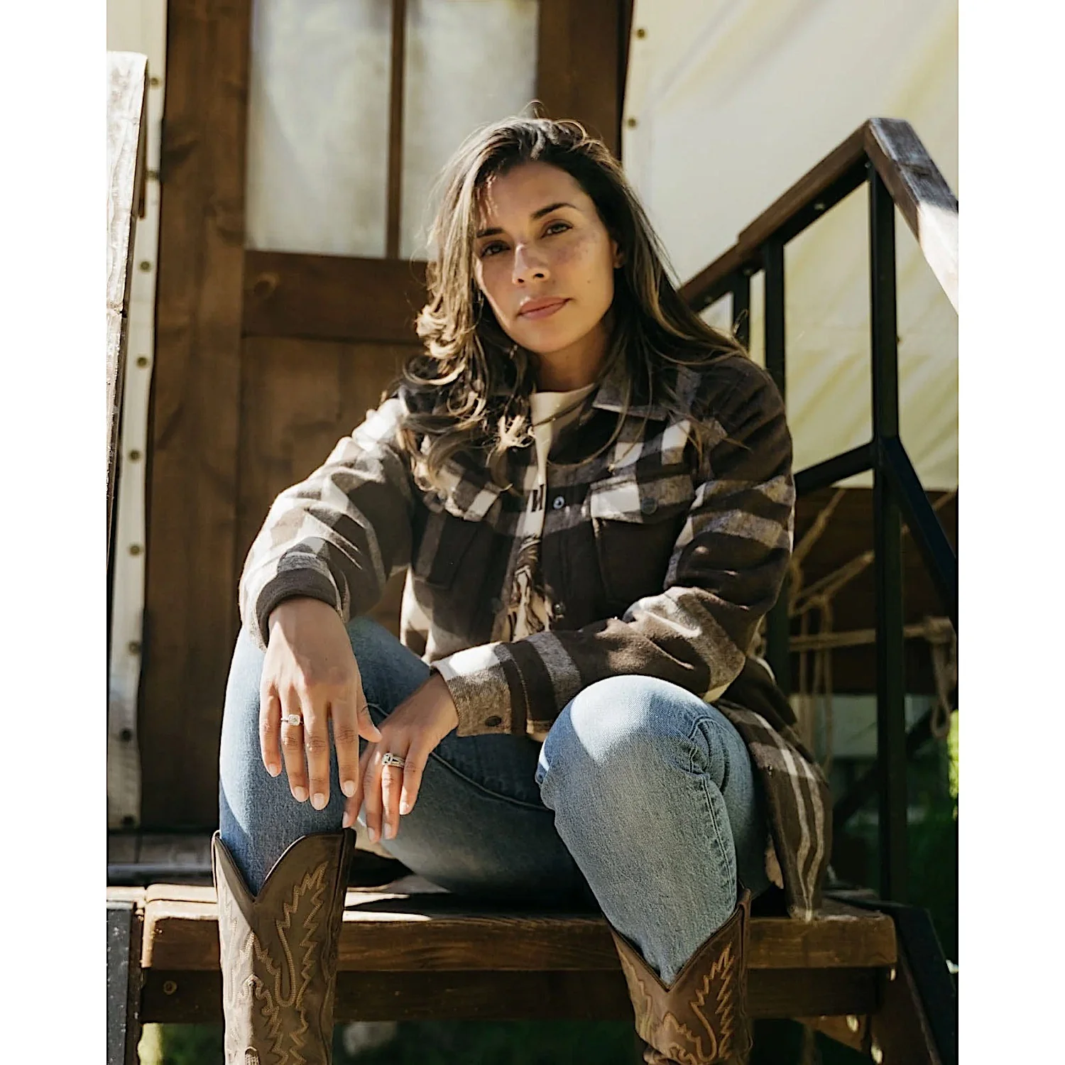 Outback Trading Women's C'Anne Jacket - Brown - Image 7