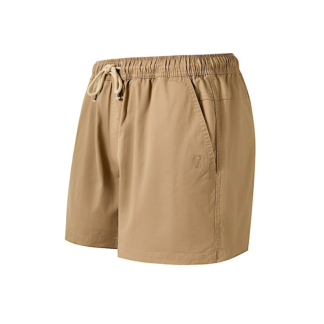 Pilbara Men's Cotton Stretch Walk Short - Caramel - Image 3