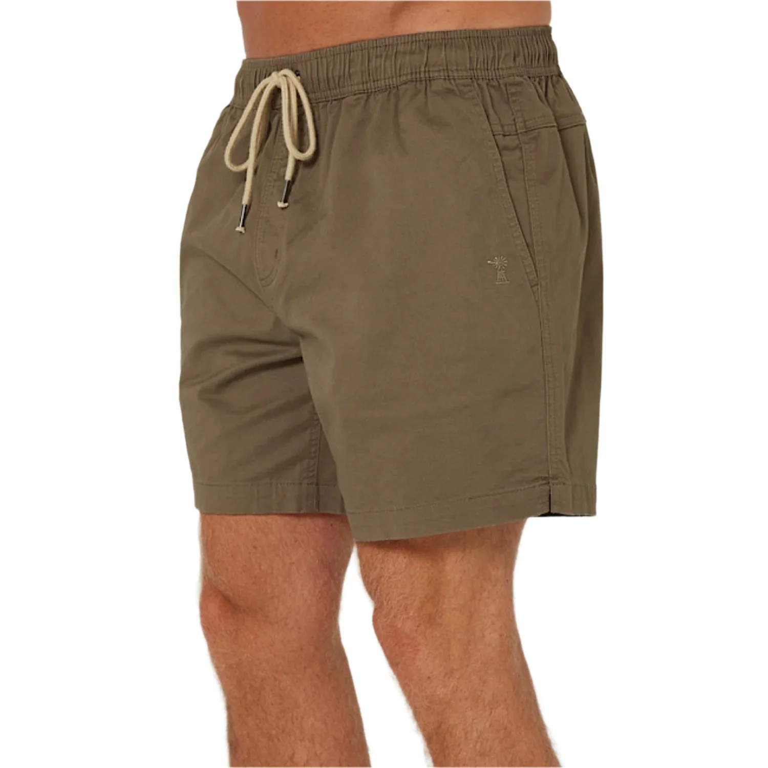 Pilbara Men's Cotton Stretch Walk Short - Pebble - Image 4