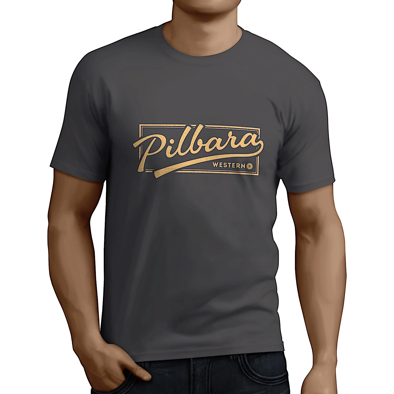 Pilbara Men's Game Day T-Shirt - Raven