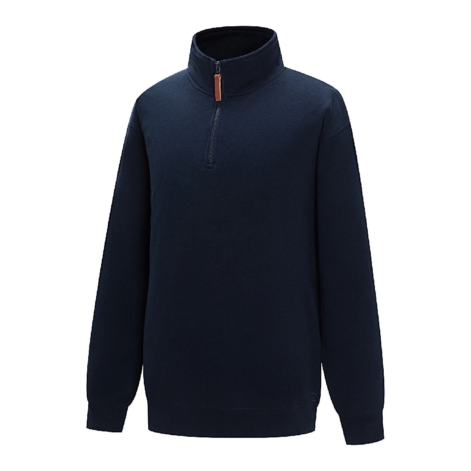 Pilbara Women's Classic Zipper Fleece Pullover - French Navy