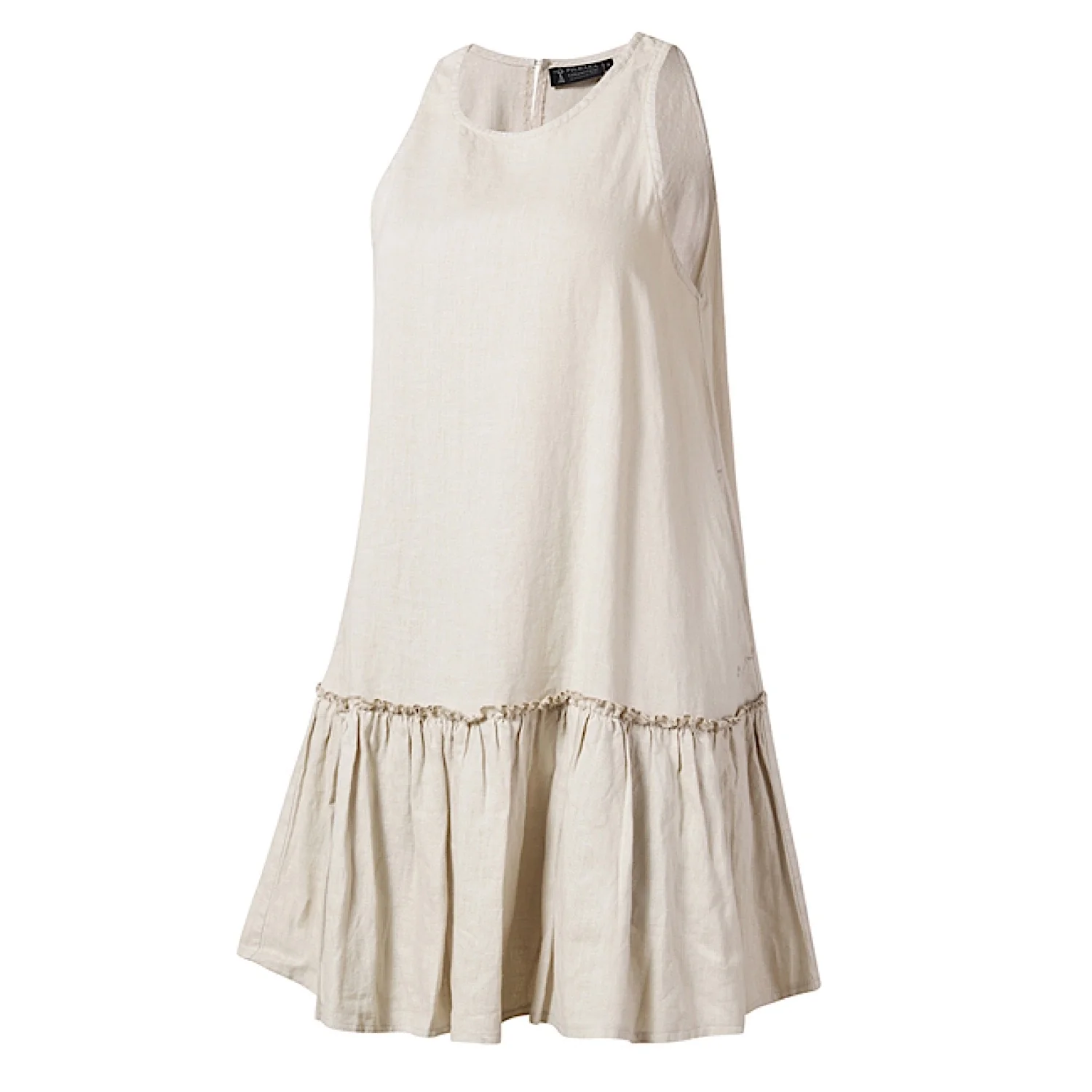 Pilbara Women's Emma Linen Sun Dress - Flax