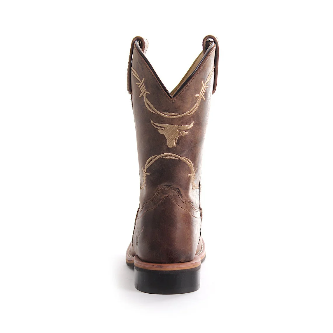 Pure Western CHILDRENS Kit Boot Oil Distress Brown - Image 3