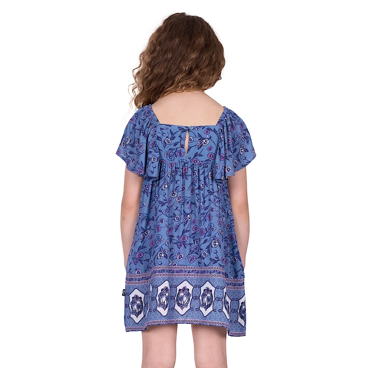Pure Western Girl’s Amanda Dress - Blue - Image 4