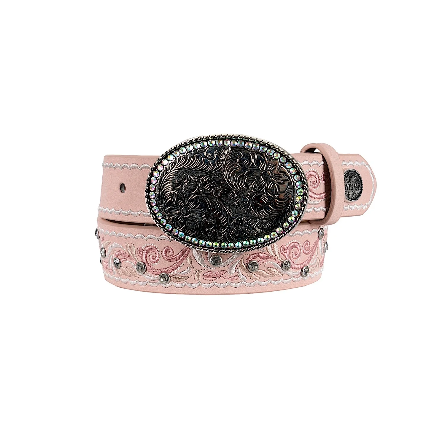 Pure Western Kid's Soleil Belt - Blush