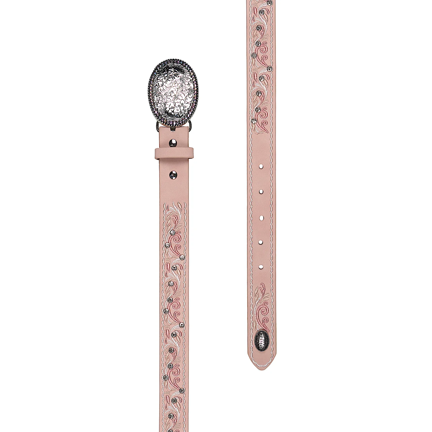 Pure Western Kid's Soleil Belt - Blush - Image 2