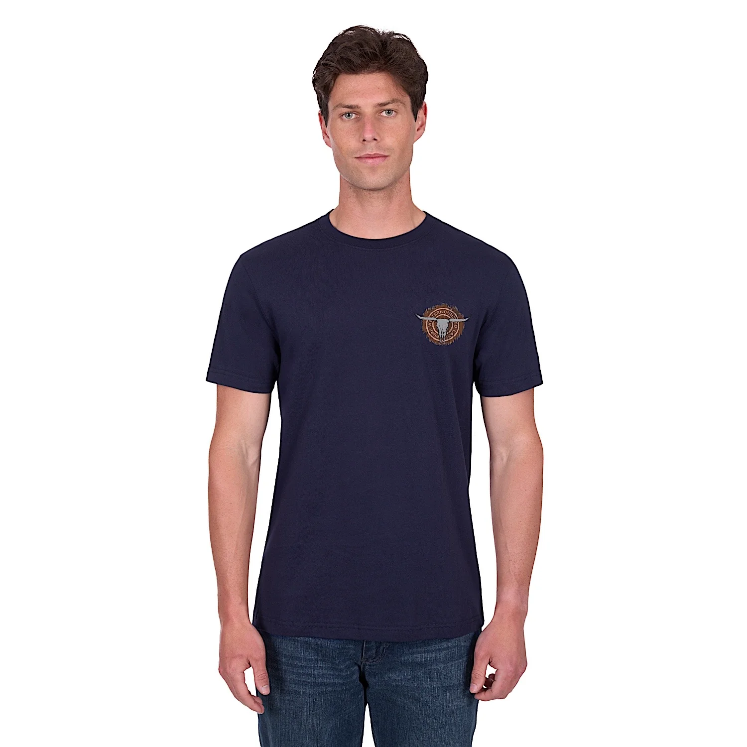Pure Western Men's Samuel Tee - Navy - Image 2