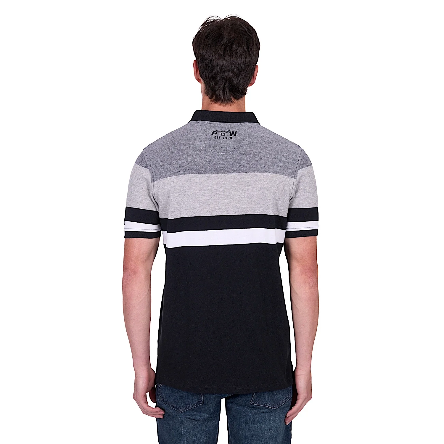 Pure Western Men's Shane Polo - Black - Image 4