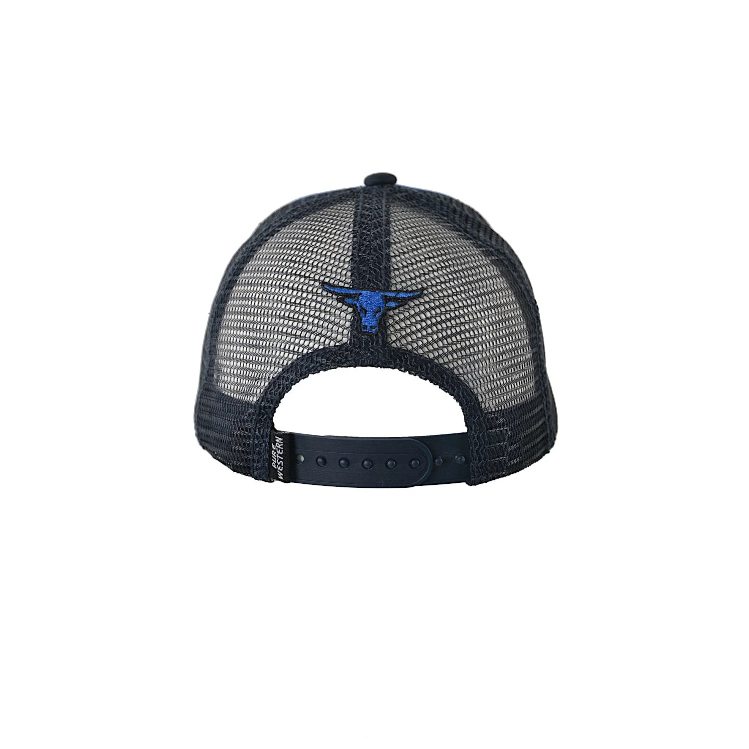 Pure Western Payne Trucker Cap -Navy - Image 2