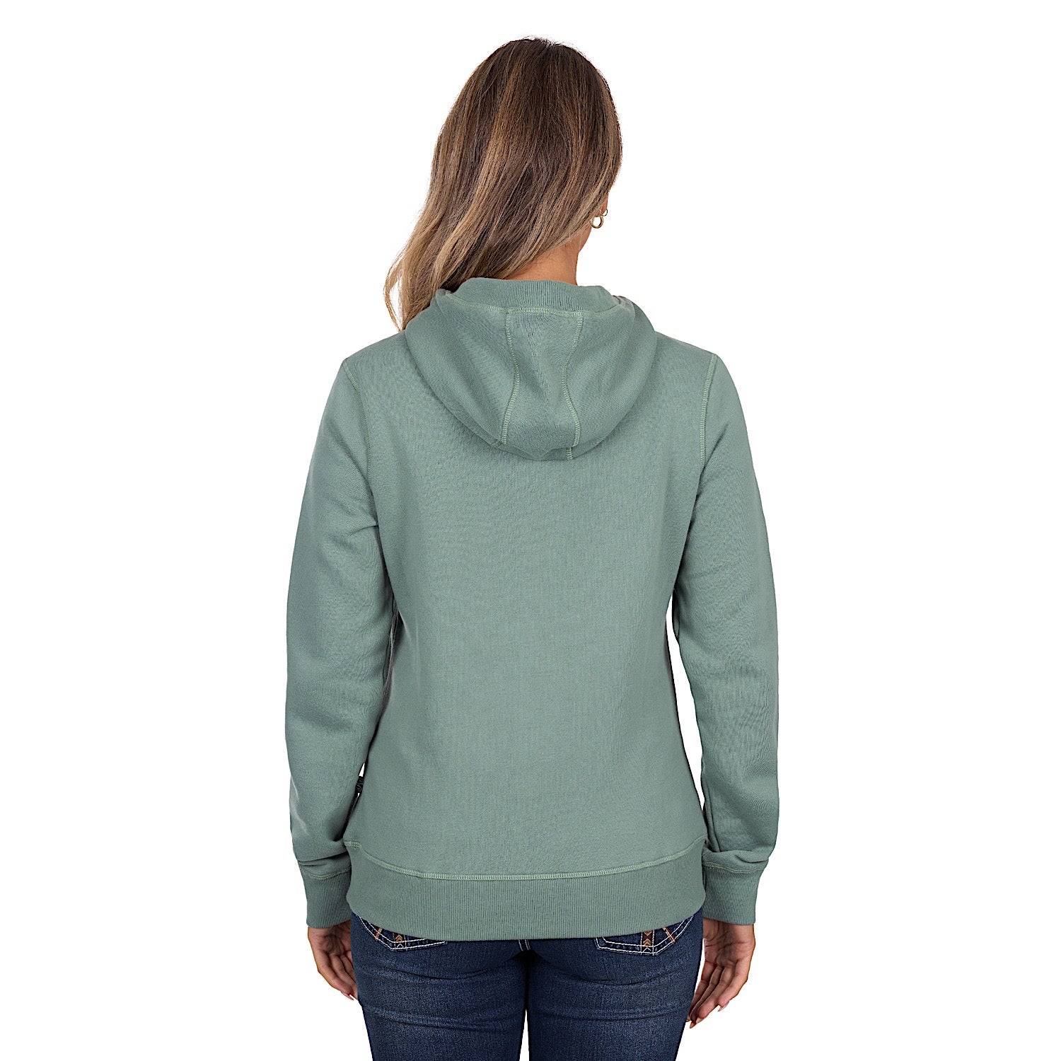 Pure Western Women's Libbie Hoodie - Green - Image 4