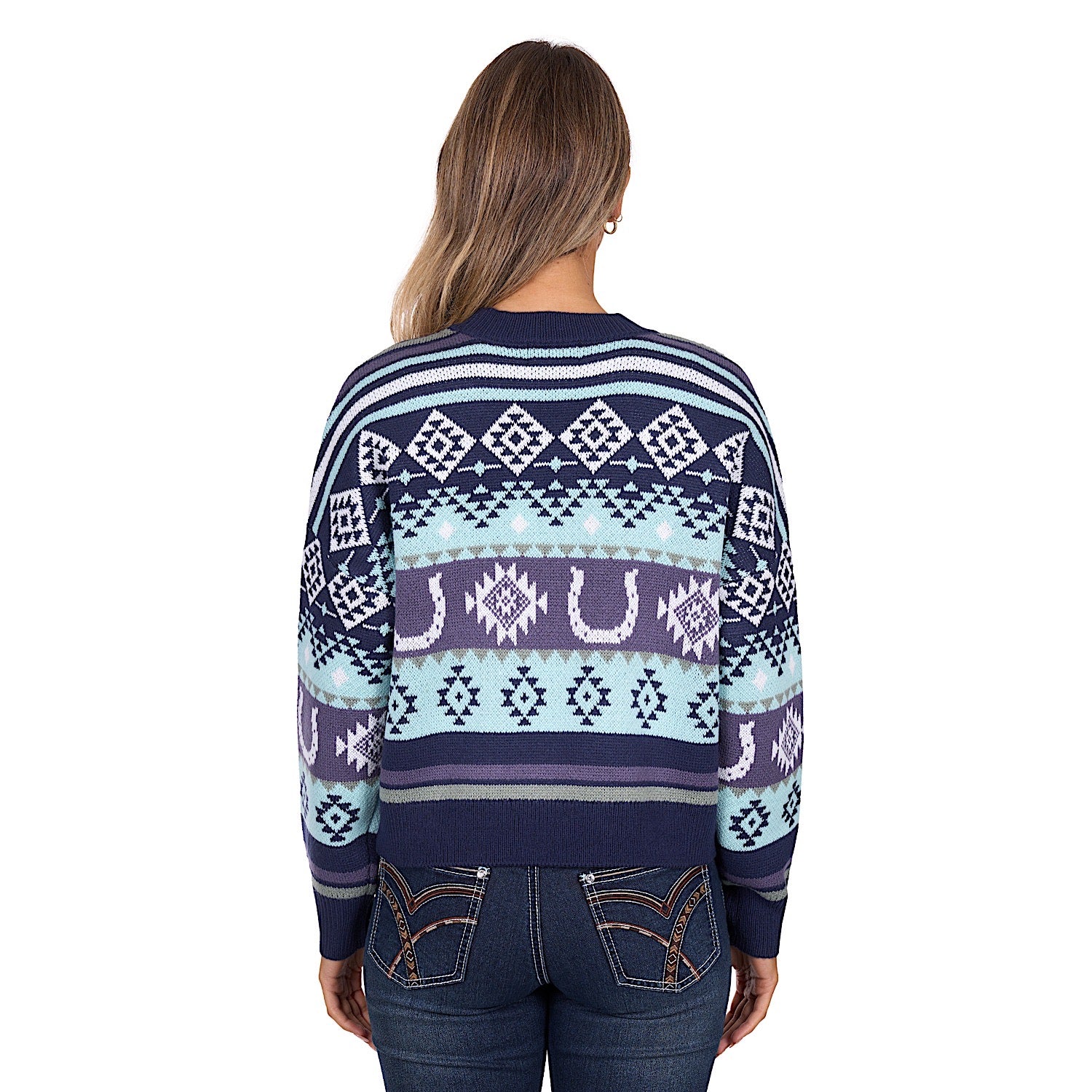 Pure Western Women's Margo Pullover - Navy - Image 3