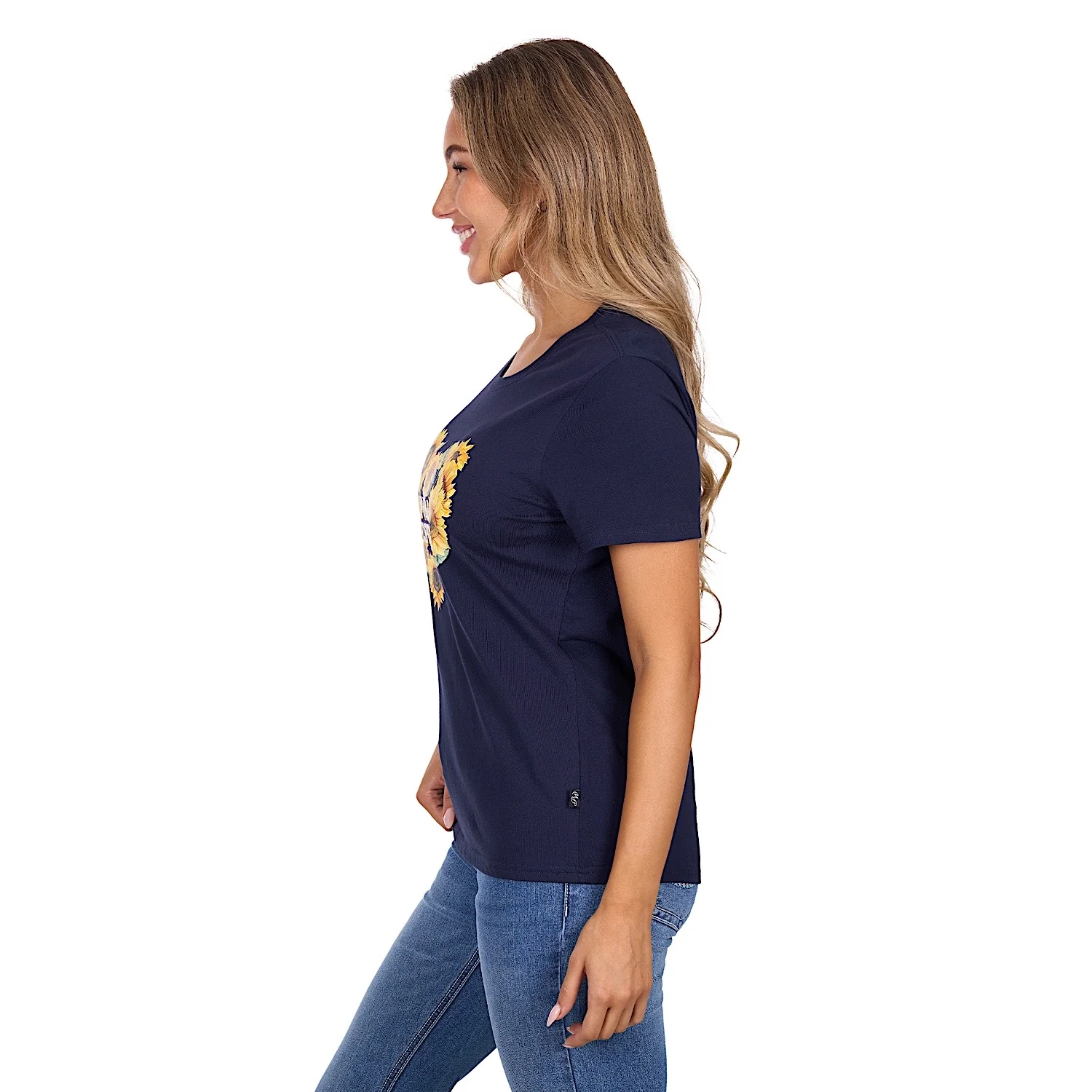 Pure Western Women's Marissa T-Shirt - Navy - Image 3