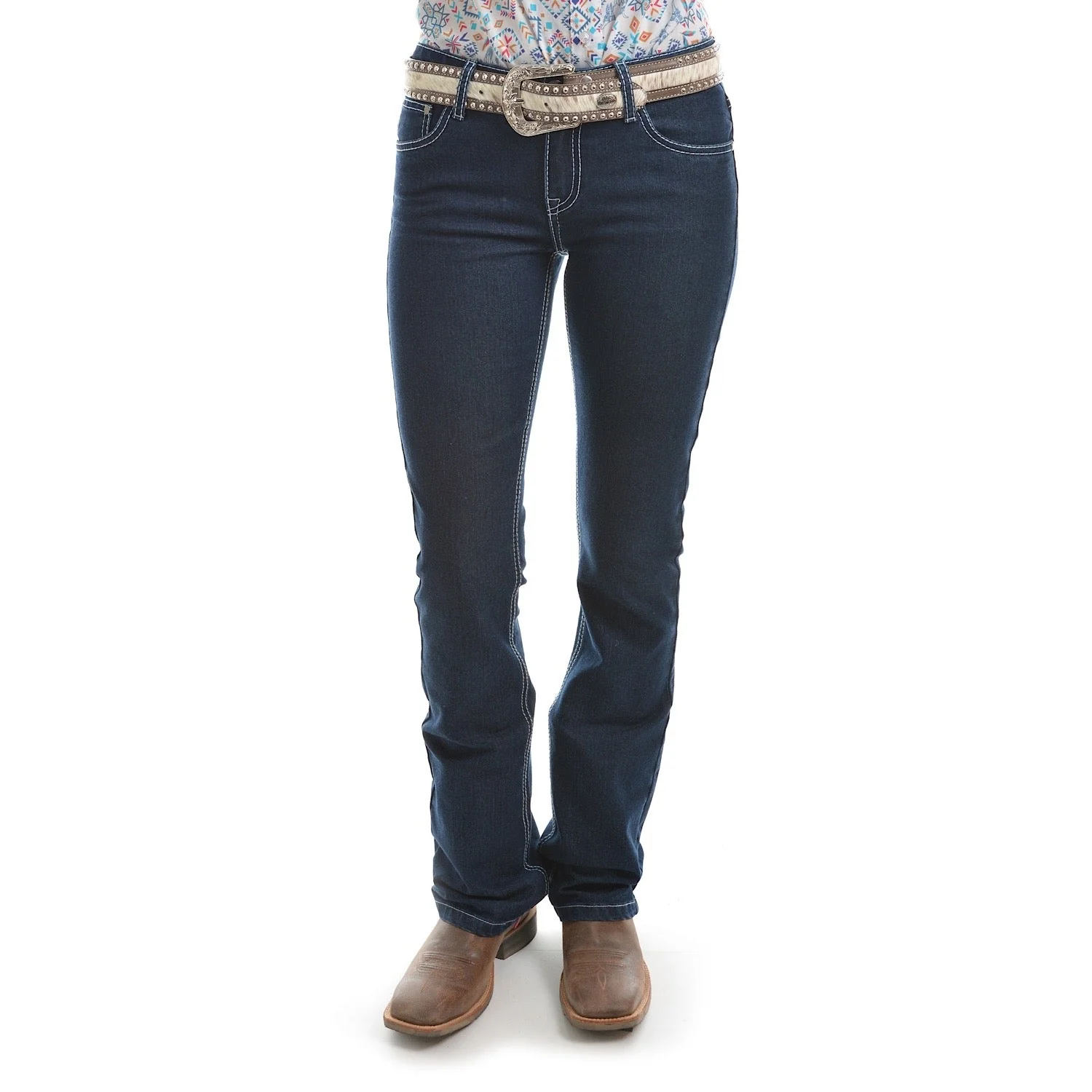 Pure Western Women's Stella Boot Cut Jean 34" Leg Dark Night - Image 3