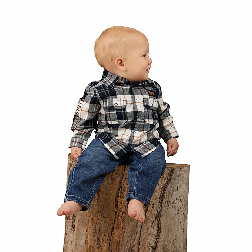 Ringers Western Babies Rusty Denim Pull On Jean - Classic Blue - Image 3