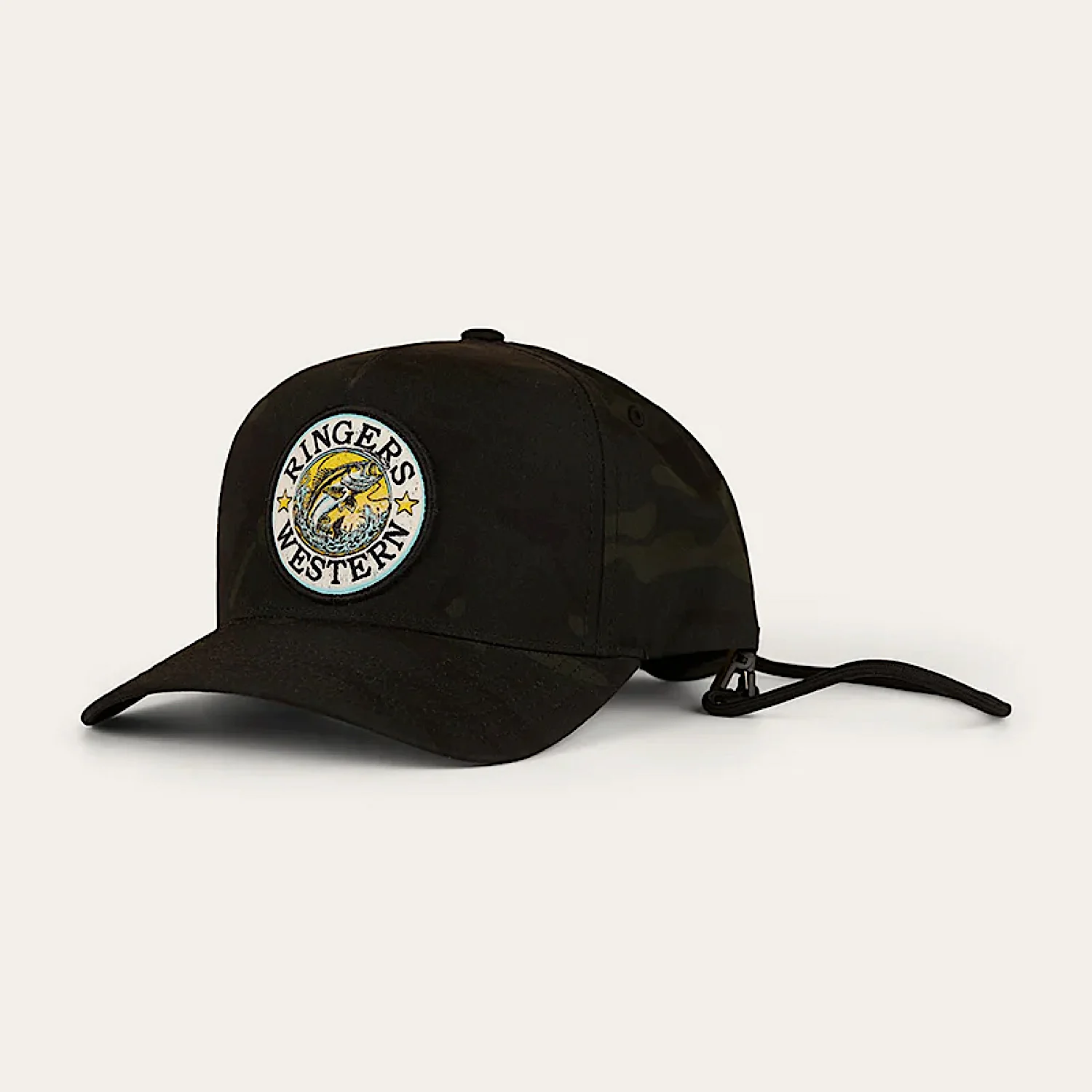 Ringers Western Big Catch Tech Baseball Cap - Black/Camo