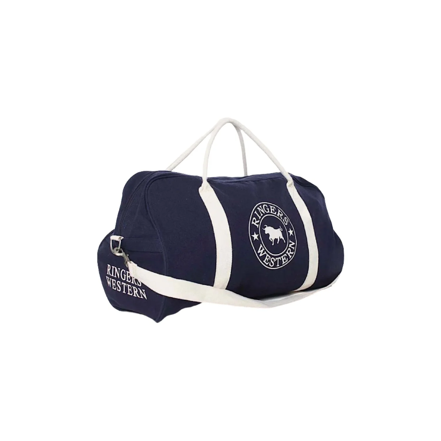 Ringers Western Gundagai Duffle Bag Navy/Natural - Image 2