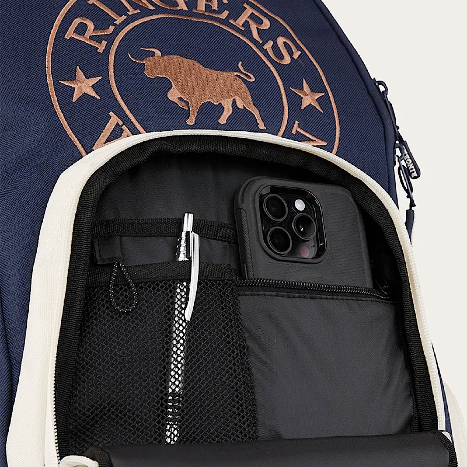 Ringers Western Holtze Backpack - Navy/Off White - Image 6