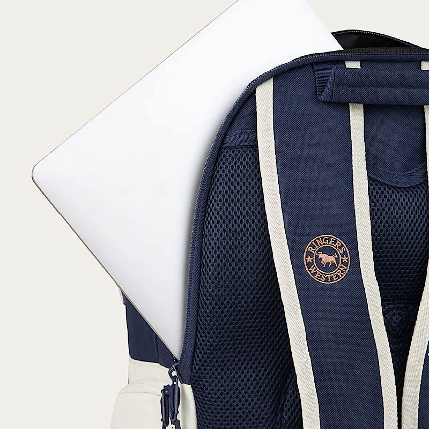 Ringers Western Holtze Backpack - Navy/Off White - Image 7