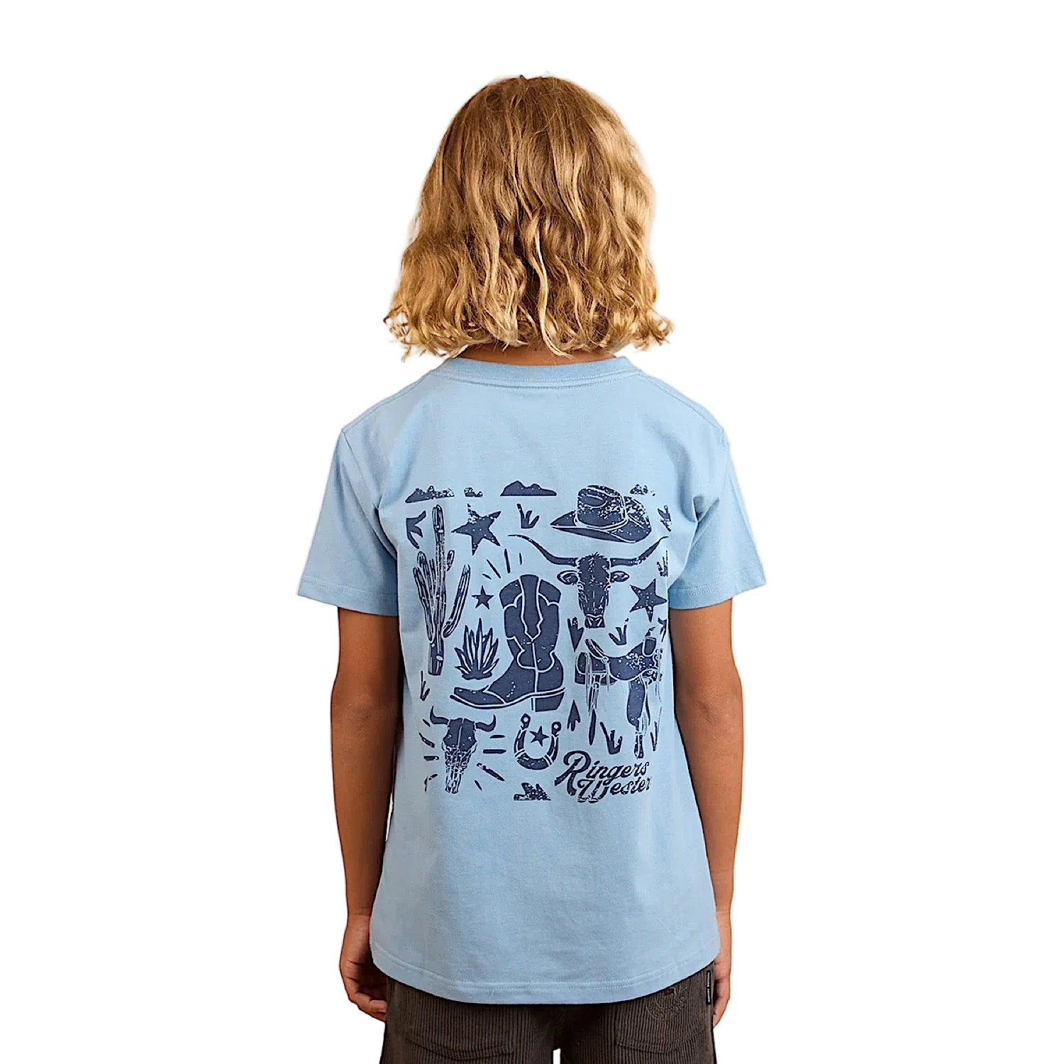 Ringers Western Kid's Boot Scootin Classic Fit T-Shirt - Dusk - Image 2