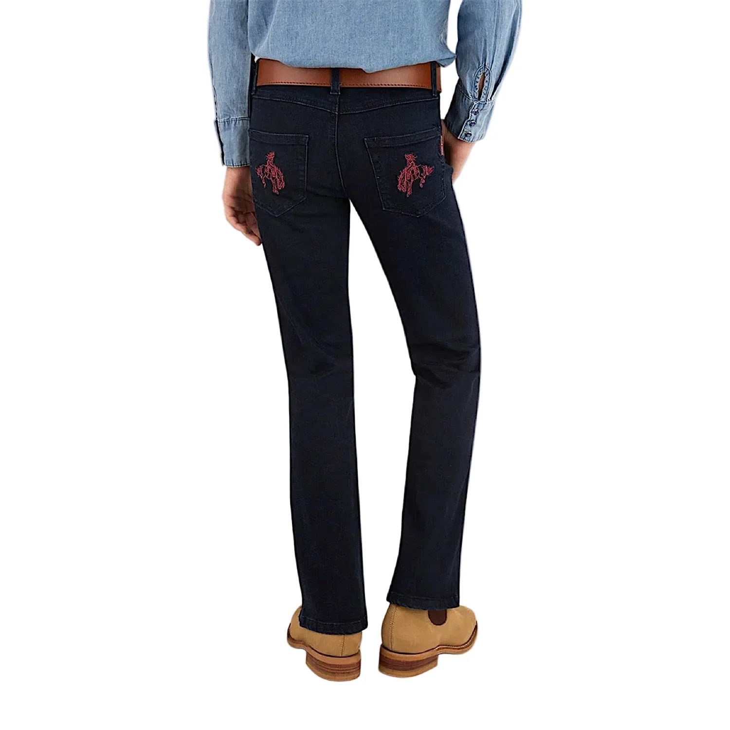 Ringers Western Kid's Daphne Rodeo Bootleg Jean - Dark Blue - Image 2