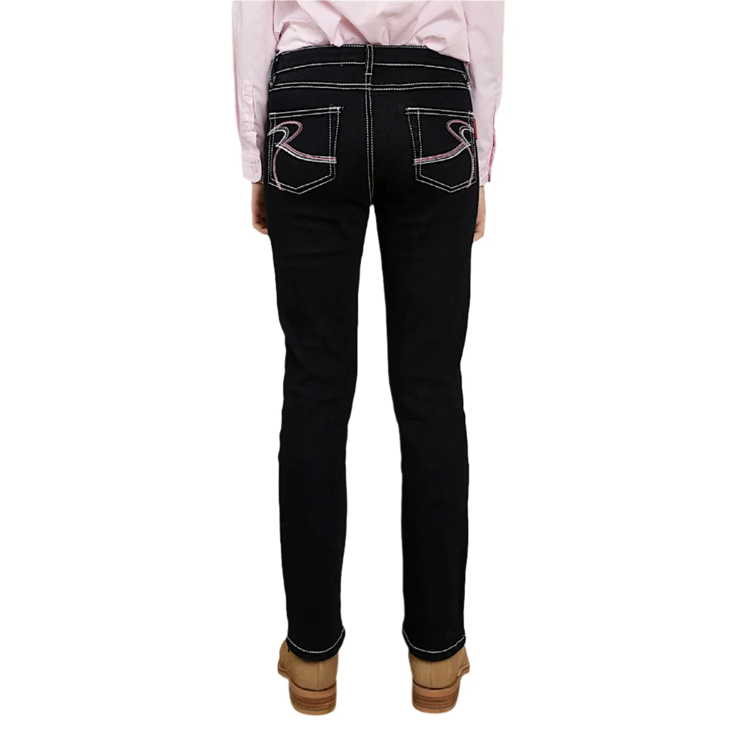 Ringers Western Kid's Joey Cowgirl Jean - Dark Blue - Image 3