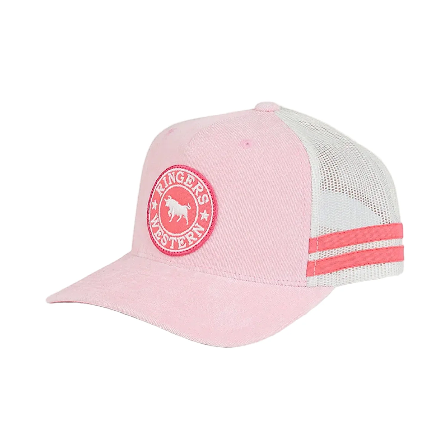 Ringers Western Kid's McCoy Trucker Cap - Barely Pink