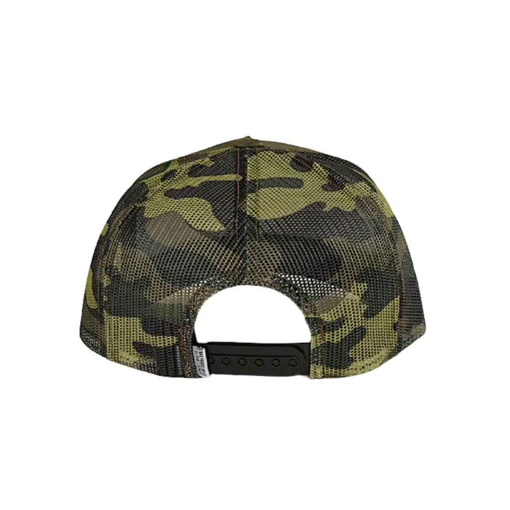 Ringers Western Kid's Signature Bull Trucker Cap - Military Green/Camo - Image 2