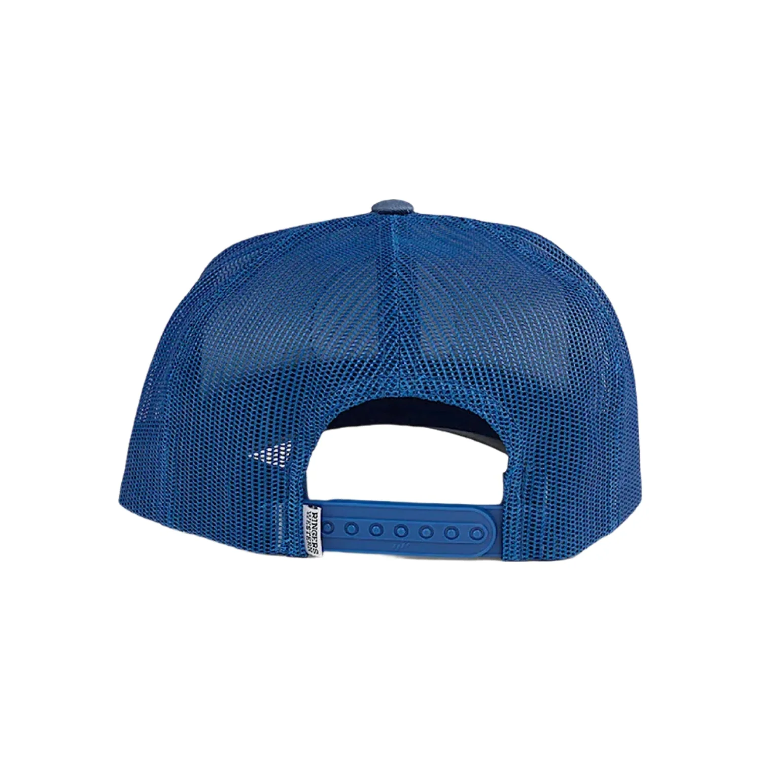 Ringers Western Kid's Signature Bull Trucker Cap - Yale Blue - Image 4