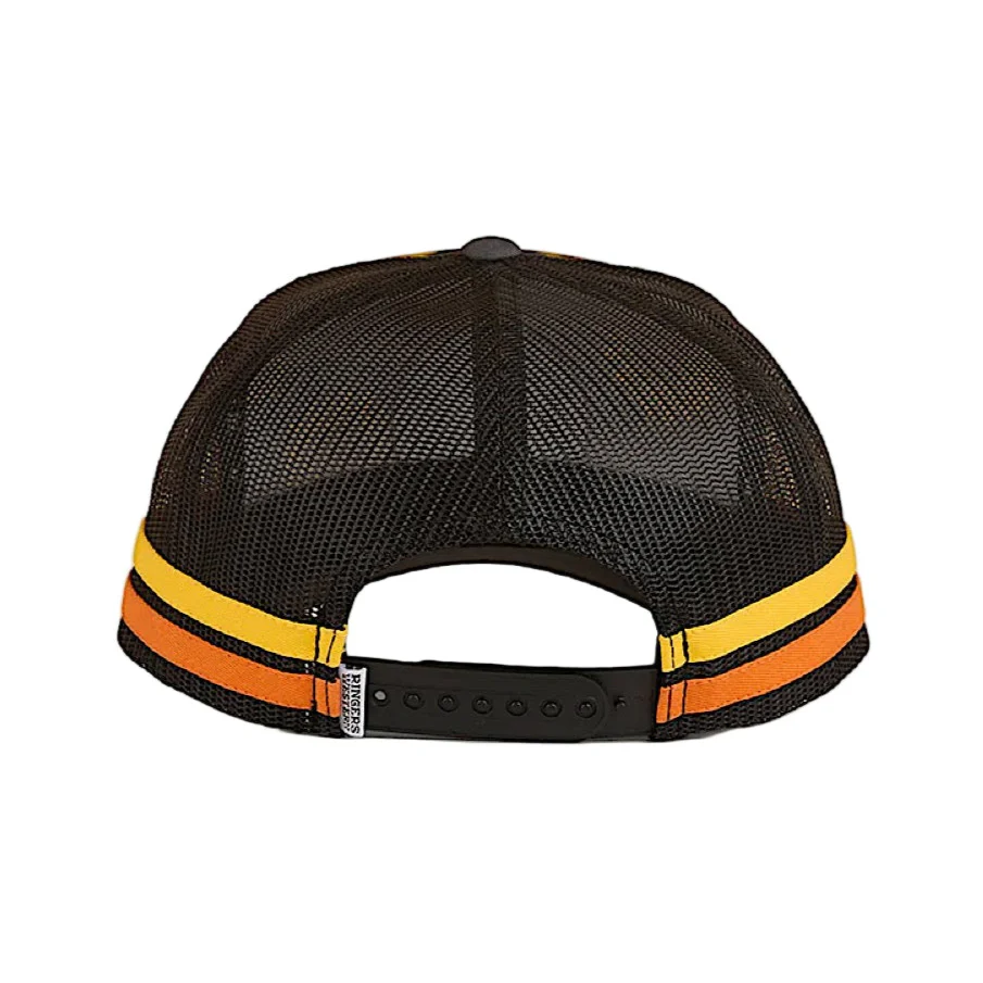 Ringers Western Kid's Sunflower Trucker Cap - Black/Multi - Image 2