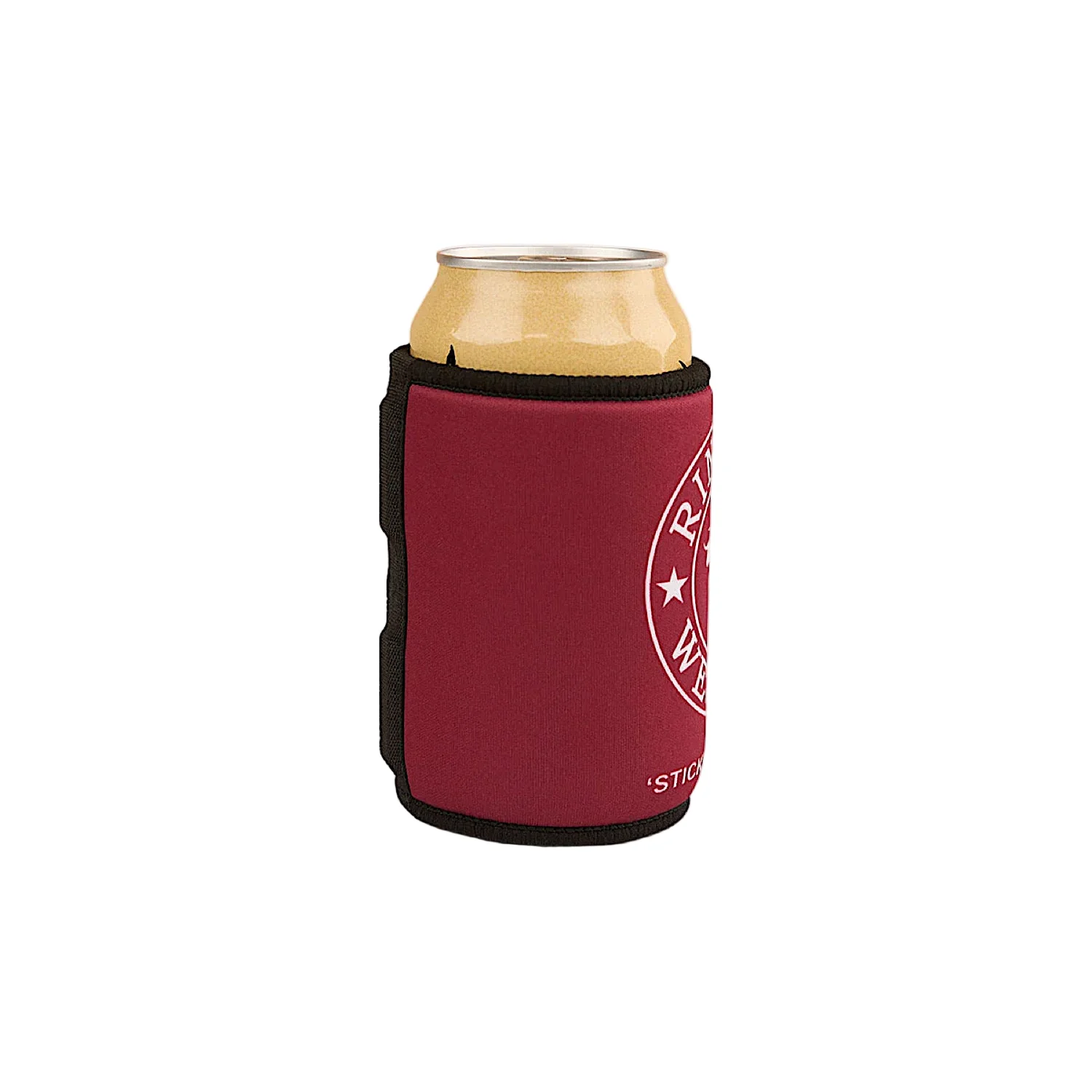Ringers Western Magnetic Stubby Cooler - Burgundy - Image 3