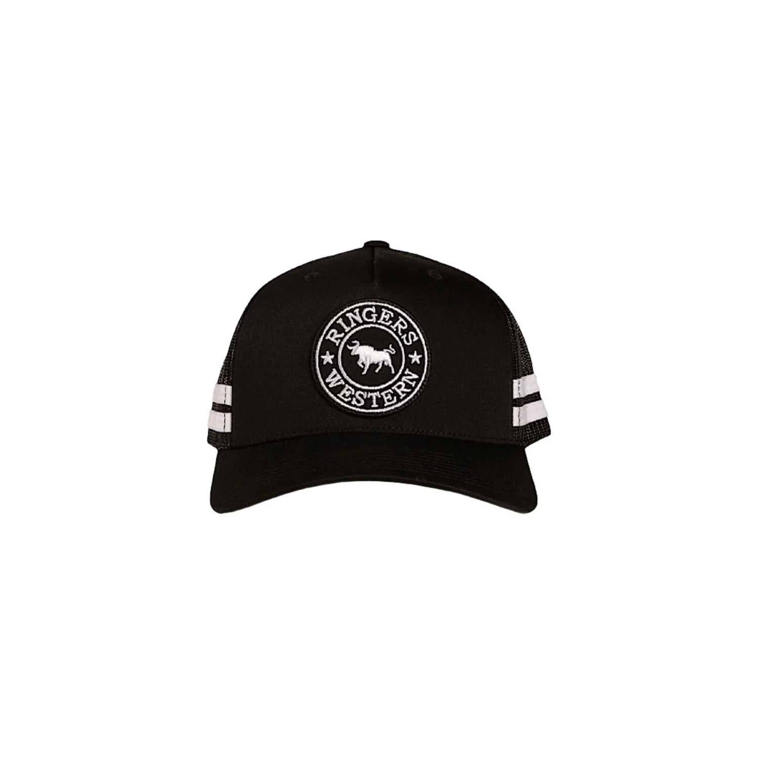 Ringers Western McCoy Trucker Cap - Black/White - Image 2