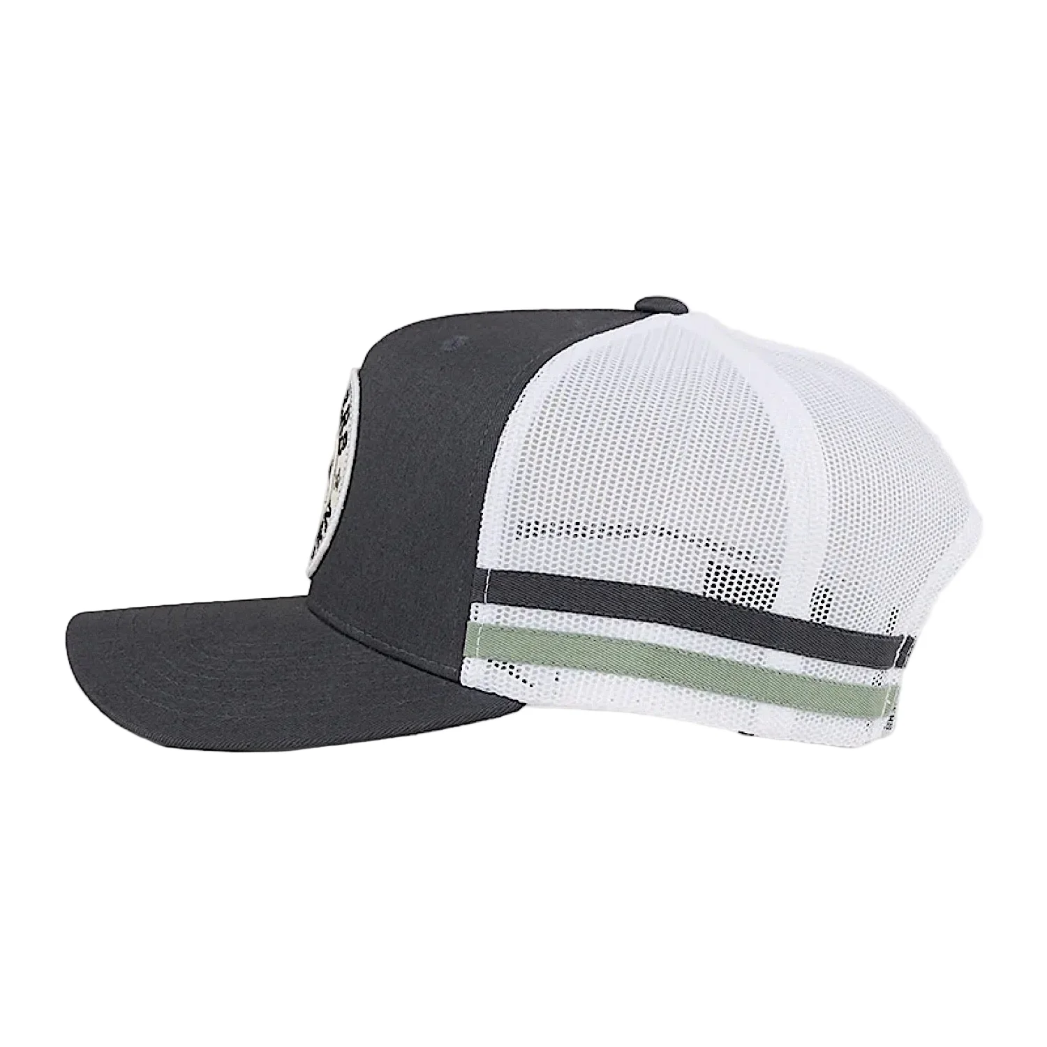 Ringers Western McCoy Trucker Cap - Charcoal/Leaf - Image 3