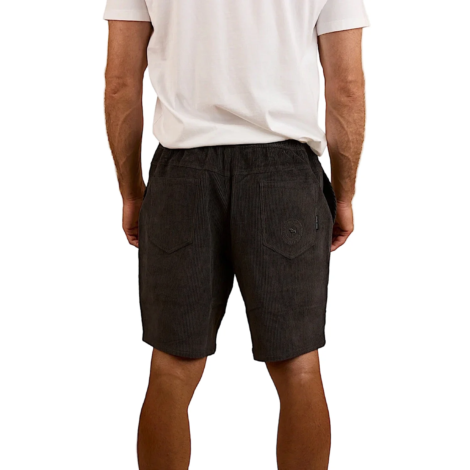 Ringers Western Men's Countryside Corduroy Walk Short - Charcoal - Image 2