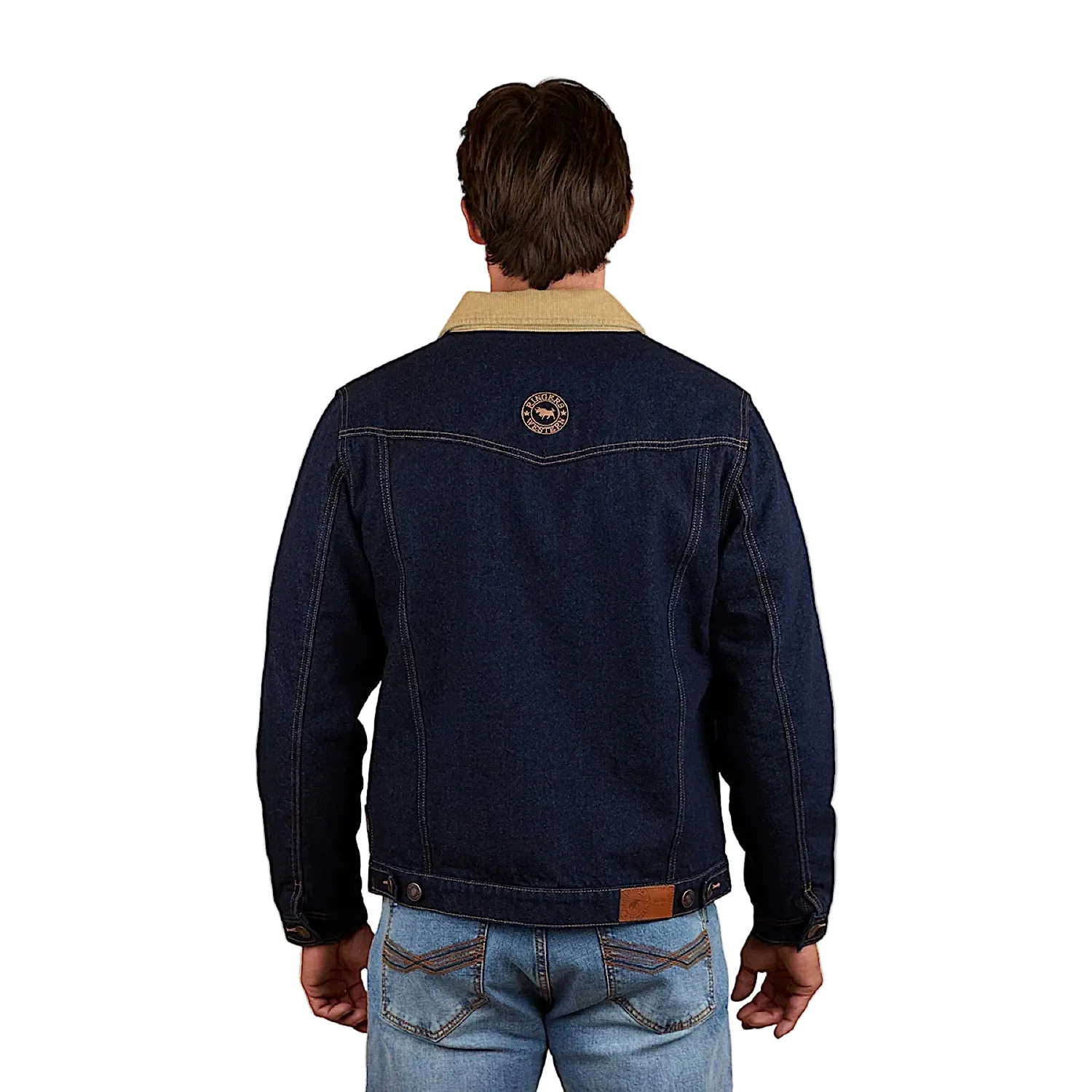 Ringers Western Men's Devonport Denim Trucker Jacket - Raw Denim - Image 3