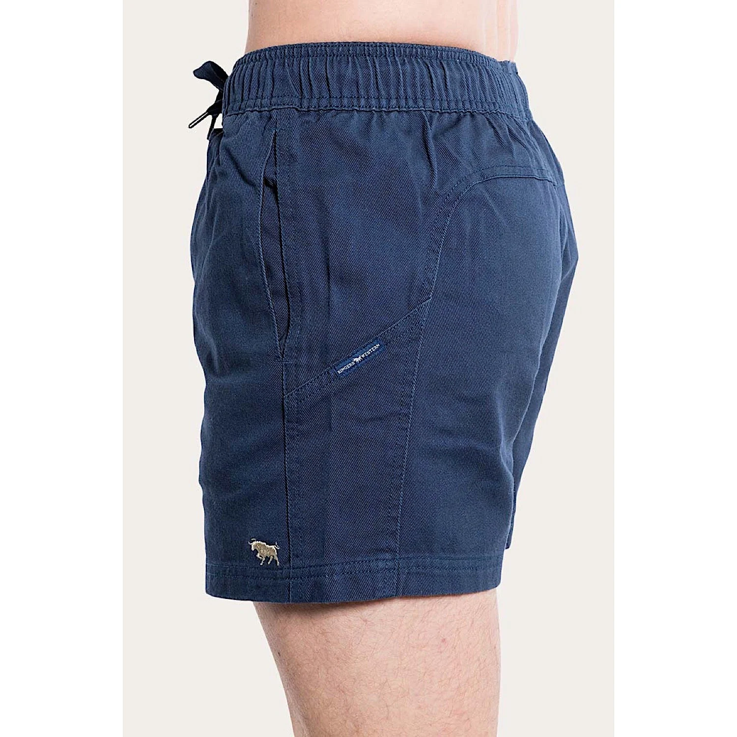 Ringers Western Men's Oliver Heavy Weight Ruggers - Dark Navy / Camel - Image 3