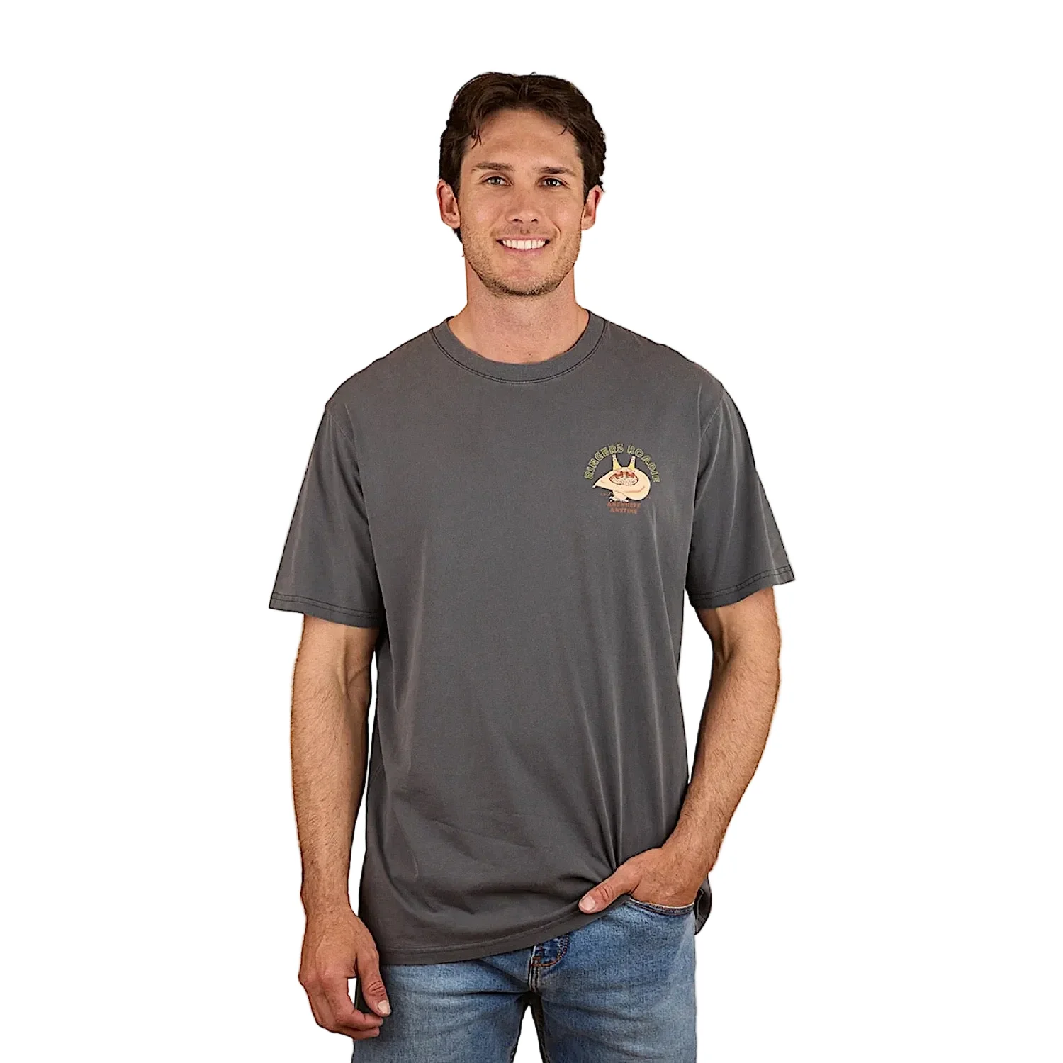 Ringers Western Men's Ringers Roadie Loose Fit T-Shirt - Washed Black