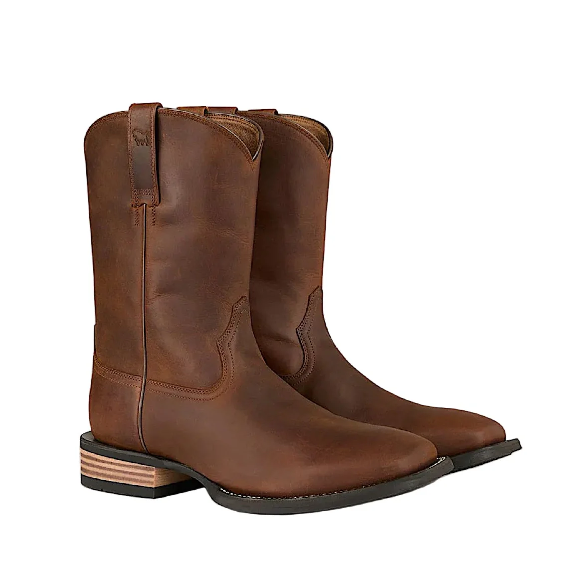 Ringers Western Men's Roper Square Toe Boot - Tan