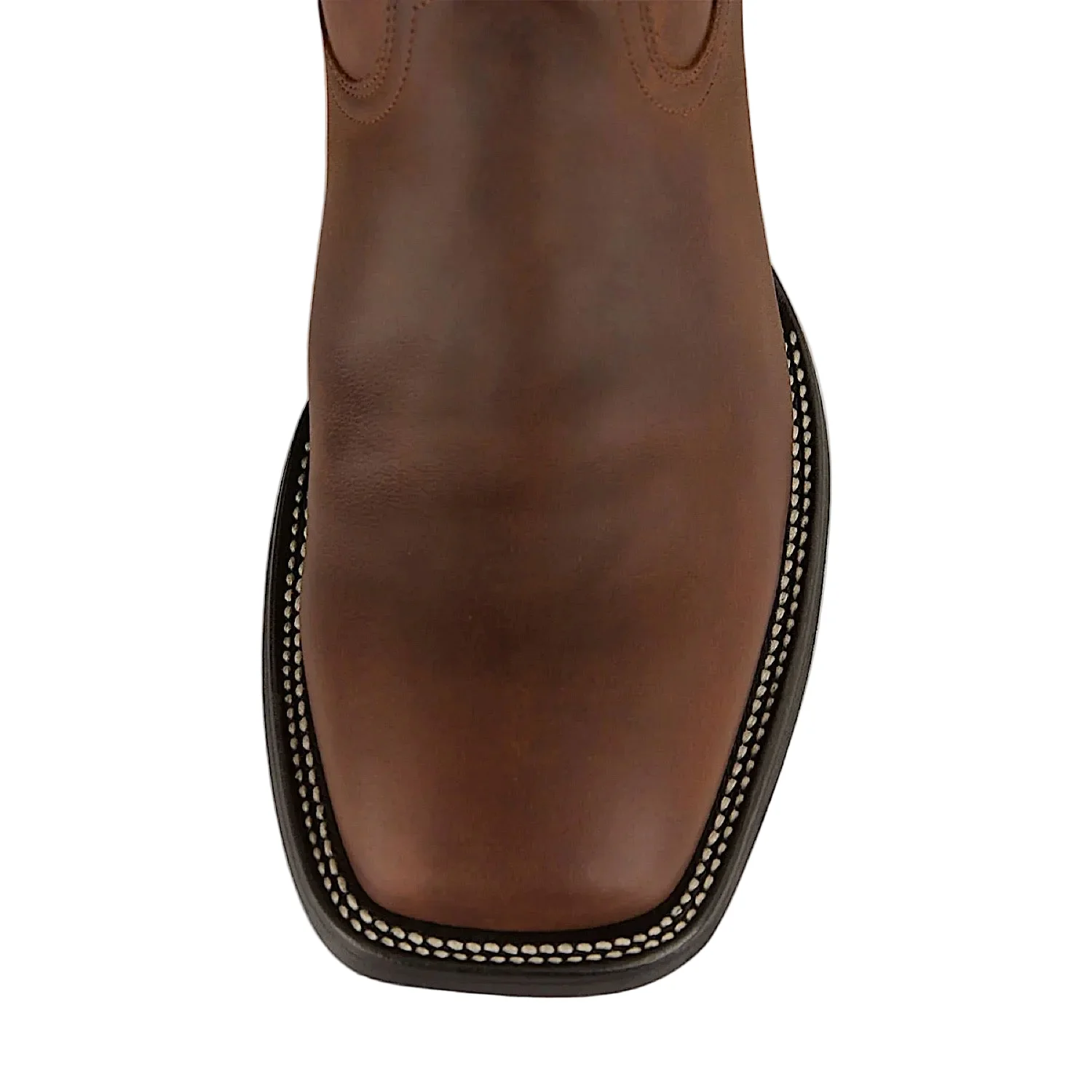 Ringers Western Men's Roper Square Toe Boot - Tan - Image 3