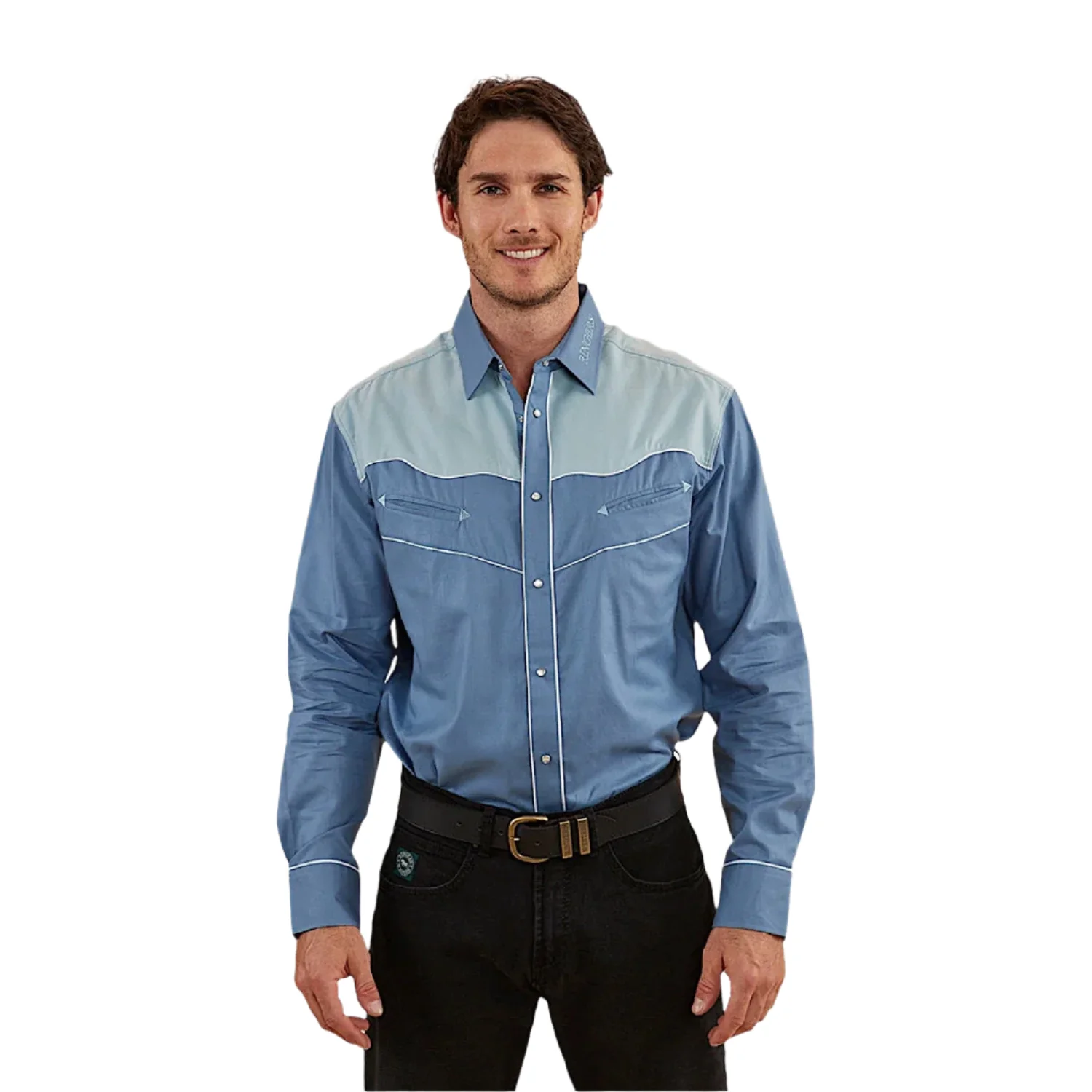 Ringers Western Men's Western Shirt - Blue