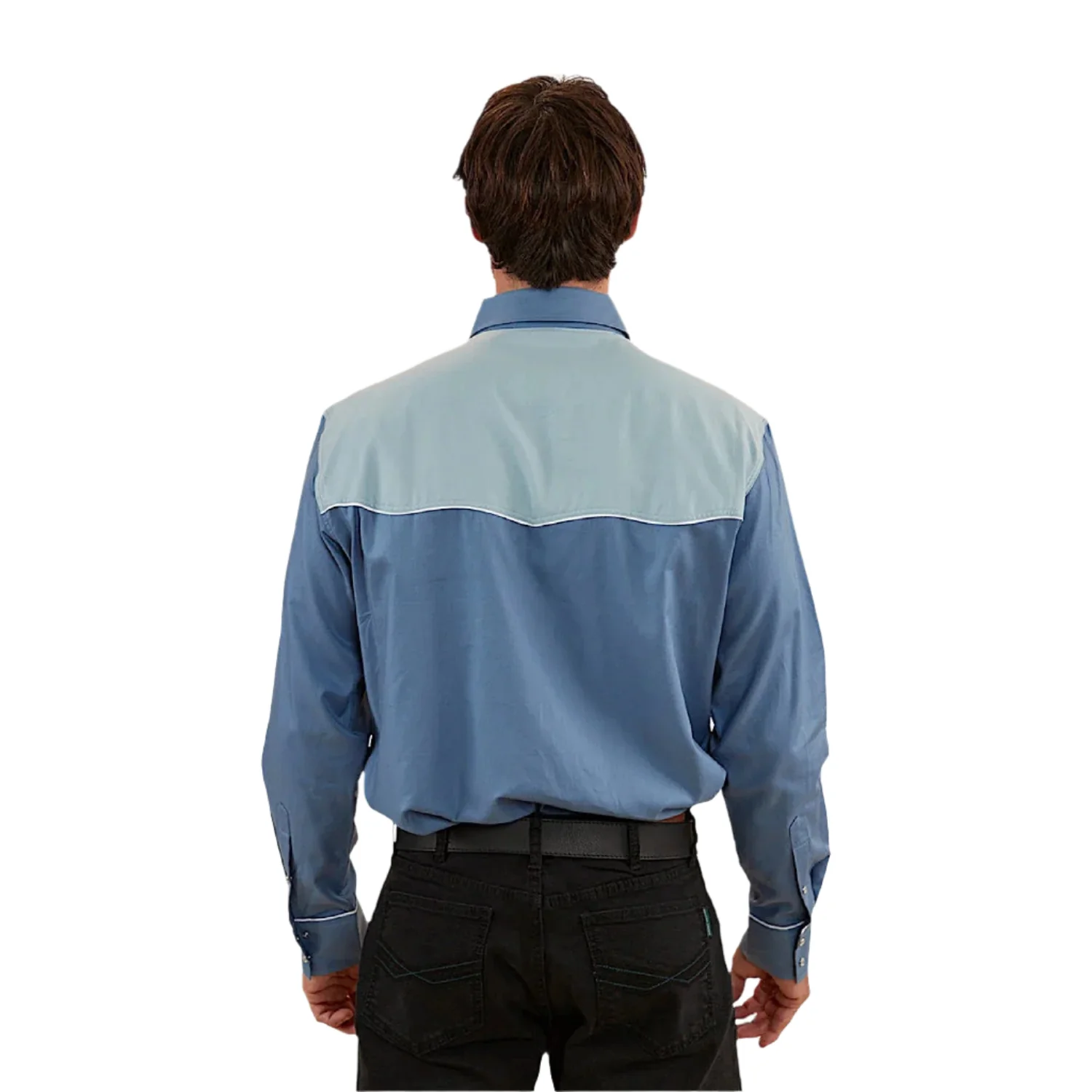 Ringers Western Men's Western Shirt - Blue - Image 2