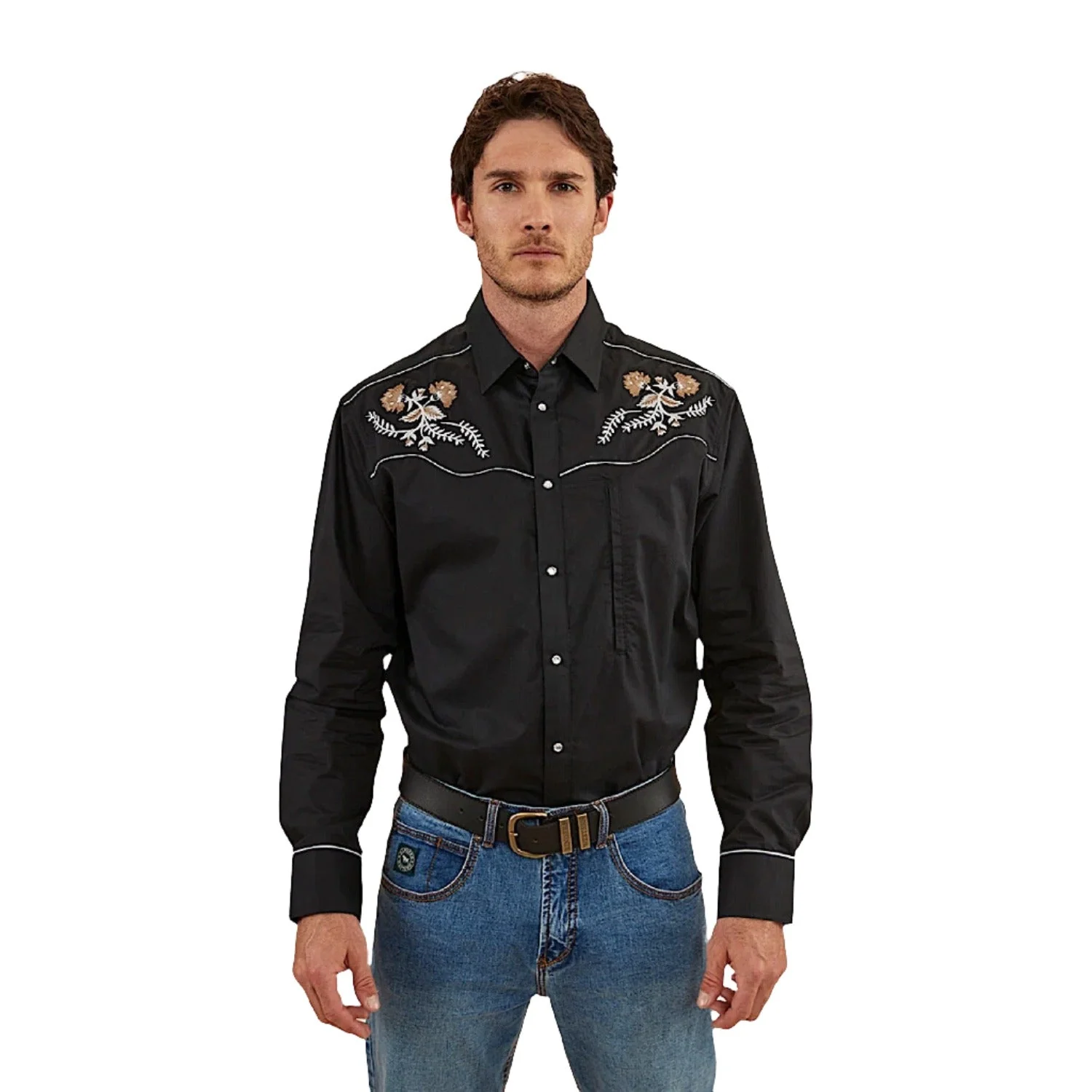 Ringers Western Men's Neilsen Western Dress Shirt - Black