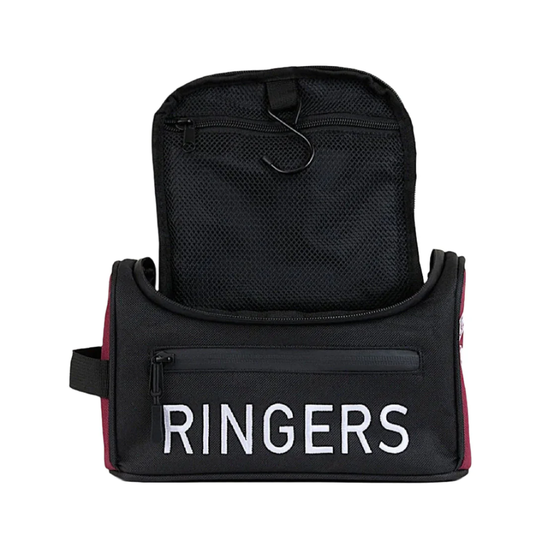Ringers Western Occy Toiletry Bag - Burgundy / Black - Image 2