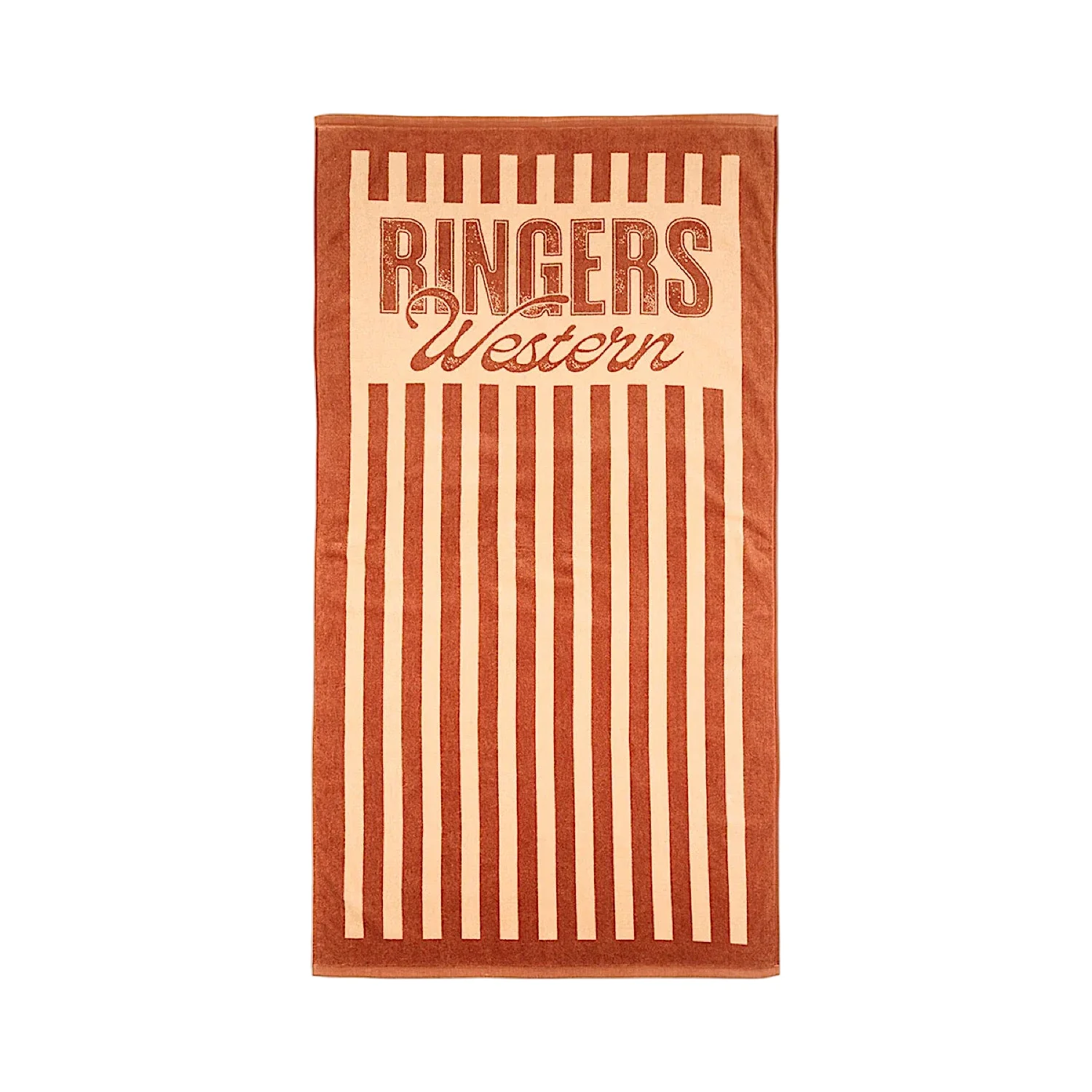 Ringers Western Oceanic Striped Cotton Towel - Tan