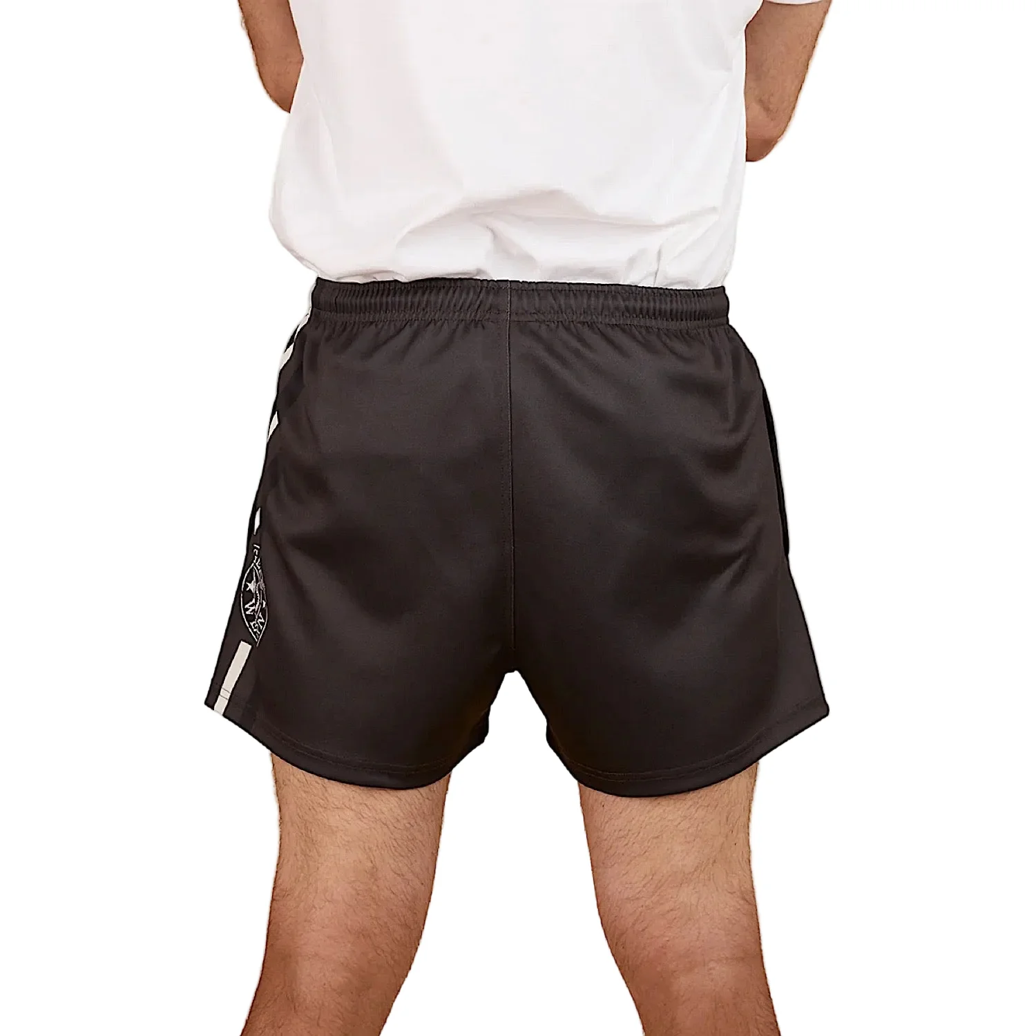 Ringers Western Outta Towner Footy Short - Charcoal - Image 4