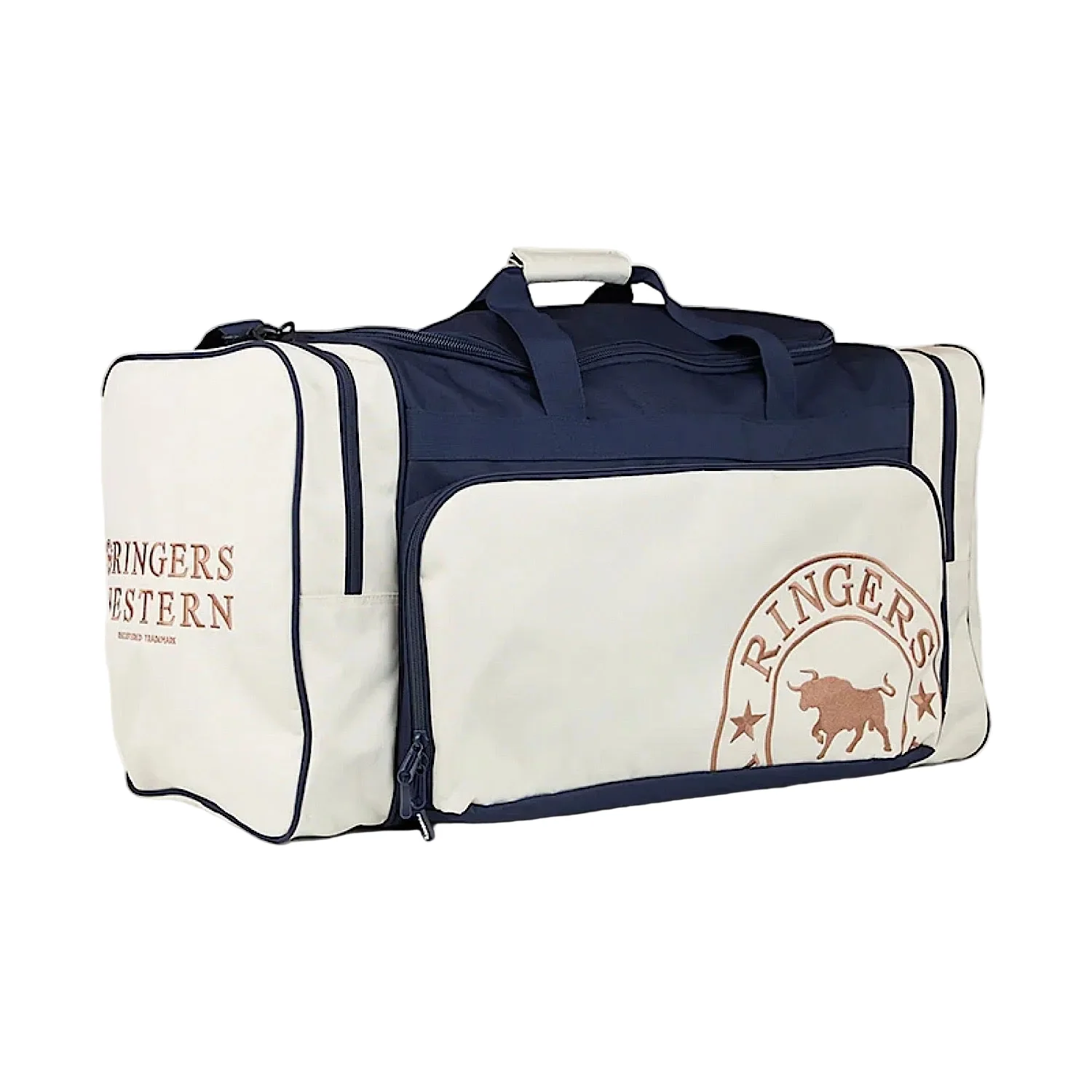 Ringers Western Rider Sports Bag - Navy/Off White - Image 2