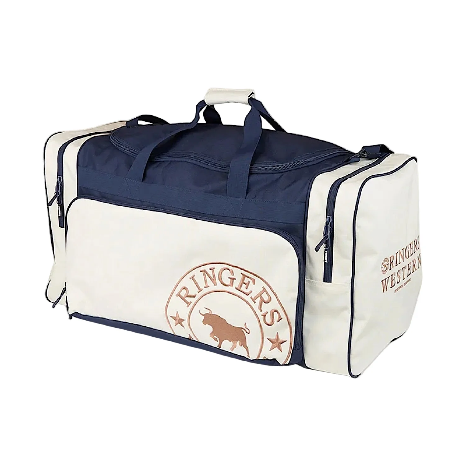 Ringers Western Rider Sports Bag - Navy/Off White - Image 4